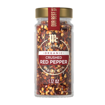 McCormick Gourmet Organic Crushed Red Pepper - 1.12 Oz