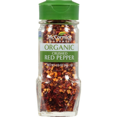 McCormick Gourmet Organic Crushed Red Pepper - 1.12 Oz - Image 1