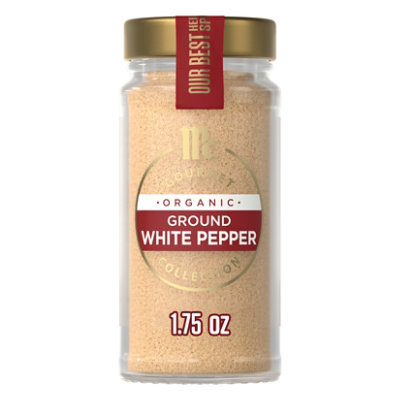 McCormick Gourmet Organic Ground White Pepper - 1.75 Oz