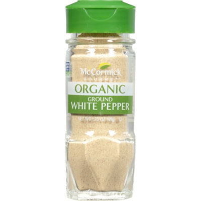 McCormick Gourmet Organic Ground White Pepper - 1.75 Oz - Image 1