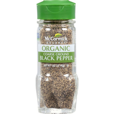 McCormick Gourmet Organic Coarse Ground Black Pepper - 1.62 Oz - Image 2