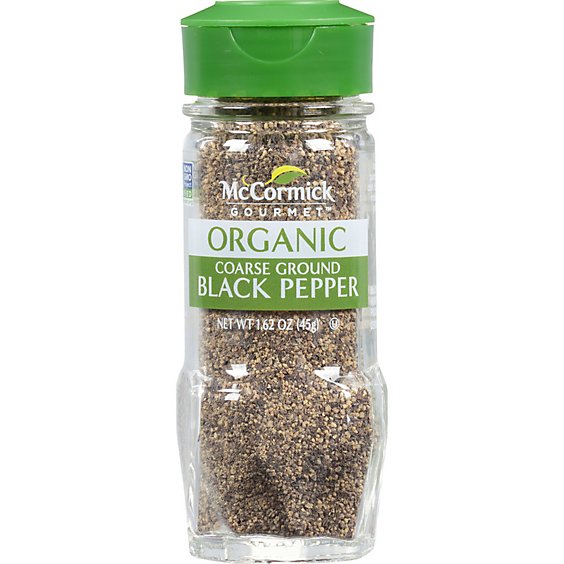 McCormick Gourmet Organic Coarse Ground Black Pepper - 1.62 Oz