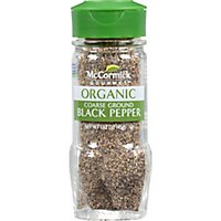 McCormick Gourmet Organic Coarse Ground Black Pepper - 1.62 Oz - Image 1