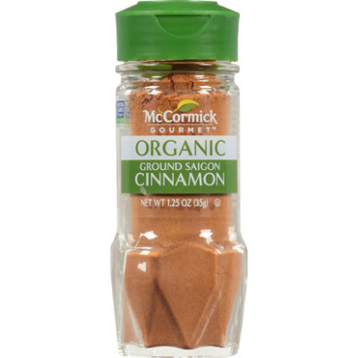 McCormick Gourmet Organic Ground Saigon Cinnamon - 1.25 Oz - Tom Thumb