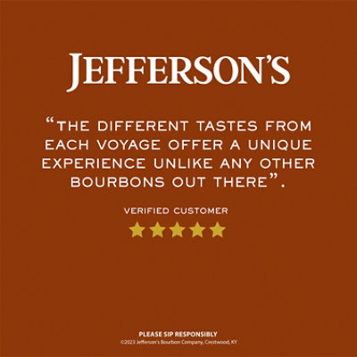 Jefferson's Ocean Aged At Sea Very Small Batch Straight Bourbon - 750 Ml - Image 3