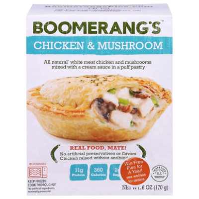 Boomerangs Entree Natural Chicken Mushroom - 6 Oz - Image 3