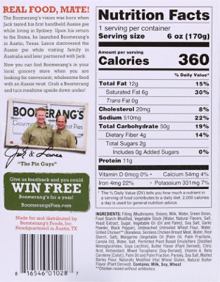 Boomerangs Entree Natural Chicken Mushroom - 6 Oz - Image 6