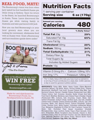 Boomerangs Entree Natural Macaroni Chs - 6 Oz - Image 6