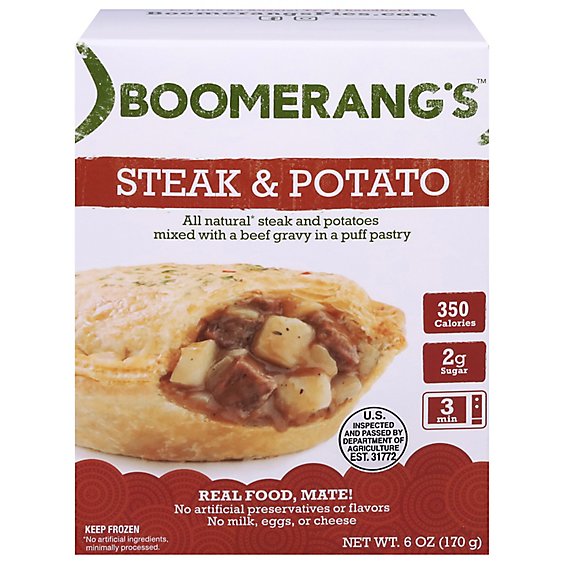Boomerangs Entree Stout Steak - 6 Oz
