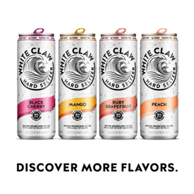 White Claw Beer Hard Seltzer Natural Lime - 6-12 Fl. Oz. - Image 2