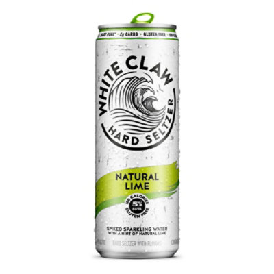 White Claw Beer Hard Seltzer Natural Lime - 6-12 Fl. Oz. - Image 4