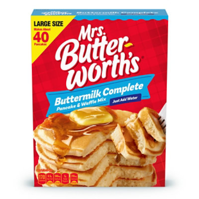Mrs. Butterworth's Buttermilk Complete Pancake & Waffle Mix - 32 Oz - Image 1