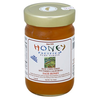 Raw Sage Honey - 16 Oz - Image 1