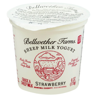 Bellwether Farms Yogurt Sheep Strwbry - 6 Oz