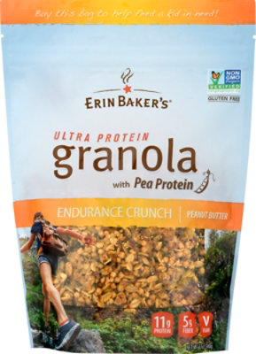 Erin Baker's Ultra Protein Peanut Butter Granola - 12 Oz - Image 2