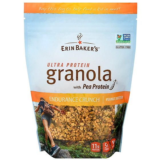 Erin Baker's Ultra Protein Peanut Butter Granola - 12 Oz