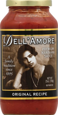 Dell Amore Marinara Sauce Original Recipe Jar - 25 Oz - Image 2