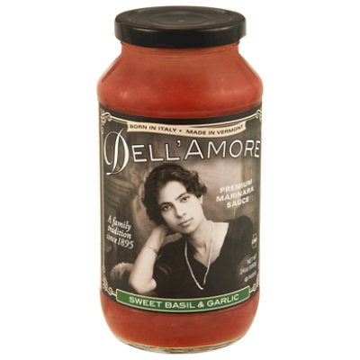 Dell Amore Marinara Sauce Sweet Basil & Garlic Jar - 25 Oz - Image 3