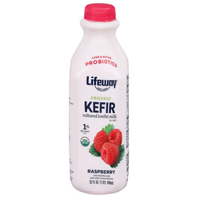 Lifeway Organic Lowfat Raspberry Kefir - 32 Oz - Image 2