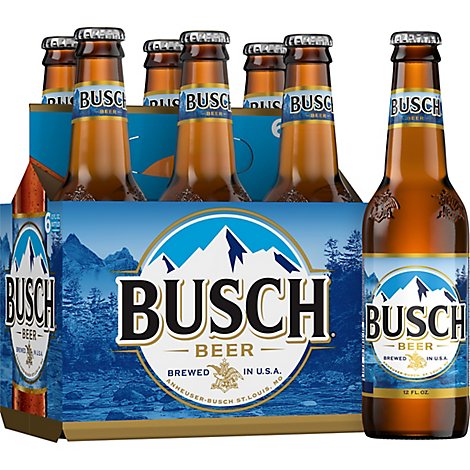 Busch Beer Bottles - 6-12 Fl. Oz.