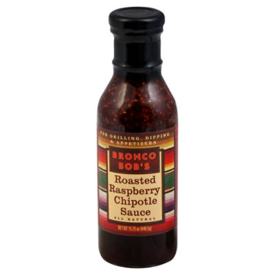 Bronco Bobs Sauce Chipotle Roasted Raspberry - 15.75 Oz - pavilions