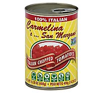 Carmelina e San Marzano Italian Chopped Tomatoes - 14.28 Oz
