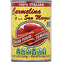 Carmelina e San Marzano Italian Whole Tomatoes - 14.28 Oz - Image 2