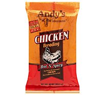 Andys Seasoning Hot Chicken Breading - 10 Oz