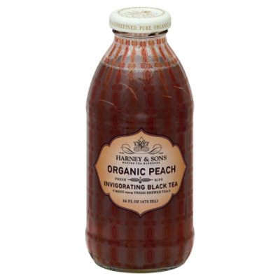 Harney & Sons Organic Peach Tea - 16 Oz - Image 1