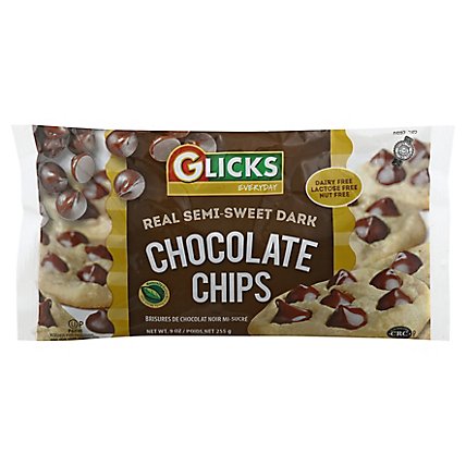 Glicks Chocolate Chips - 9 Oz - Image 3