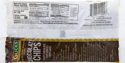 Glicks Chocolate Chips - 9 Oz - Image 6