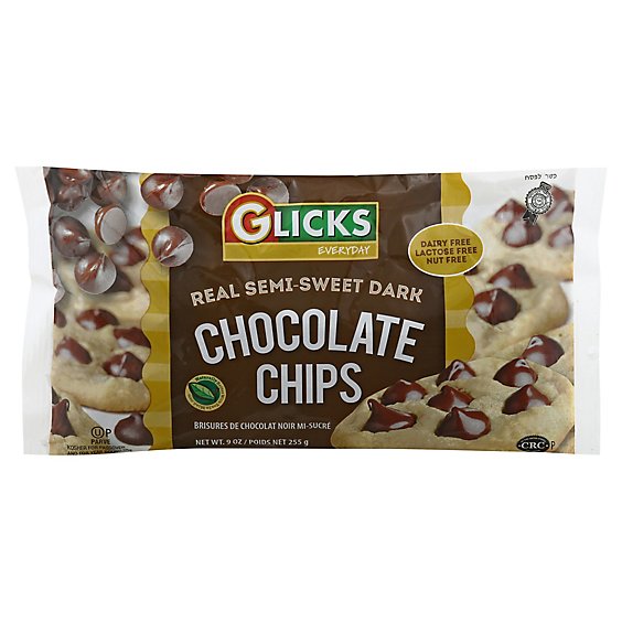 Glicks Chocolate Chips - 9 Oz