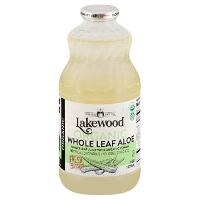 Lake Juice Aloe Vera Leaf Org - 32 Fo