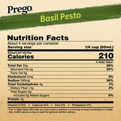 Prego Basil Pesto Sauce - 8 Oz - Image 3