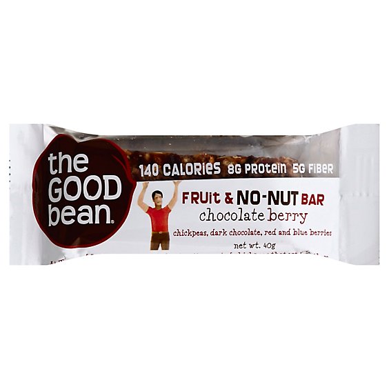 The Good Bean  Bar Choc Brry No Nut - 1.41 Oz