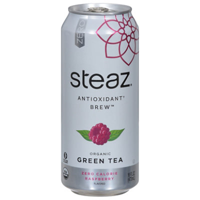 steaz Iced Tea Zero Calorie Raspberry - 16 Fl. Oz. - Image 3