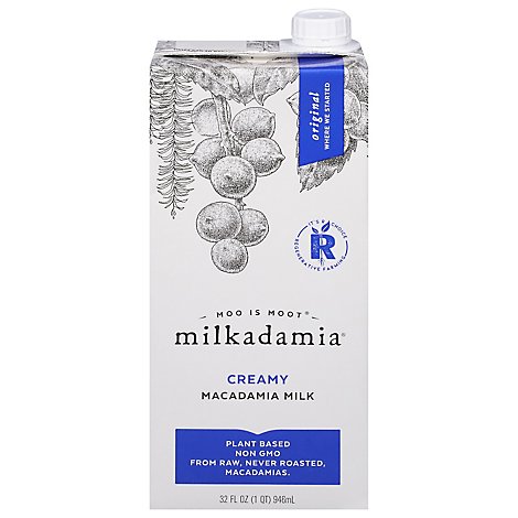 Milkadamia Macadamia Milk Original - 32 Oz