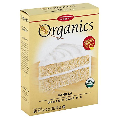 European Gourmet Bakery Organics Cake Mix Vanilla - 15.25 Oz