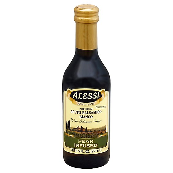 Alessi Pear Infused White Balsamic Vinegar - 8.5 Fl. Oz.