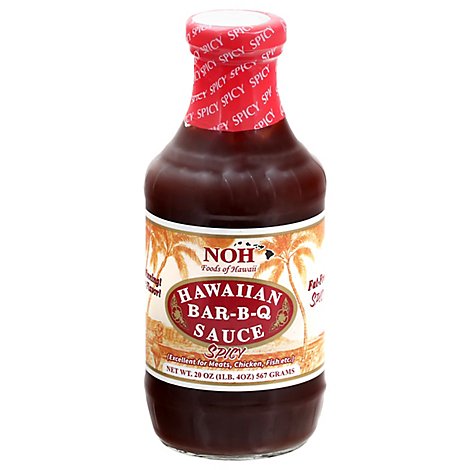 NOH Sauce Hawaiian Bar-B-Q Spicy - 20 Oz