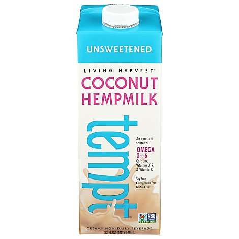 Living Harvest Coconut Hempmlk Unsweet - 32 Oz