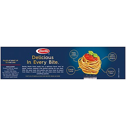 Barilla Pasta Spaghetti Thin Whole Grain Box - 16 Oz - Image 6