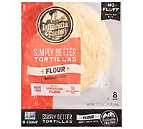 La Tortilla Factory Tortillas Flour Burrito Size Bag 8 Count - 17.77 Oz