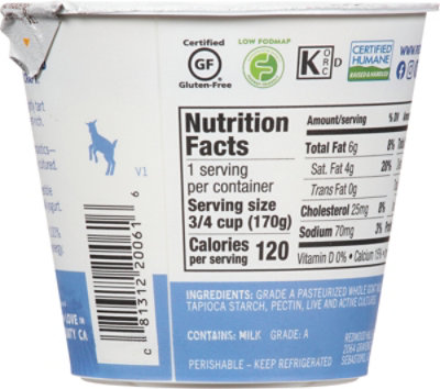 Redw Yogurt Goat Milk Plain - 6 Oz - Image 6