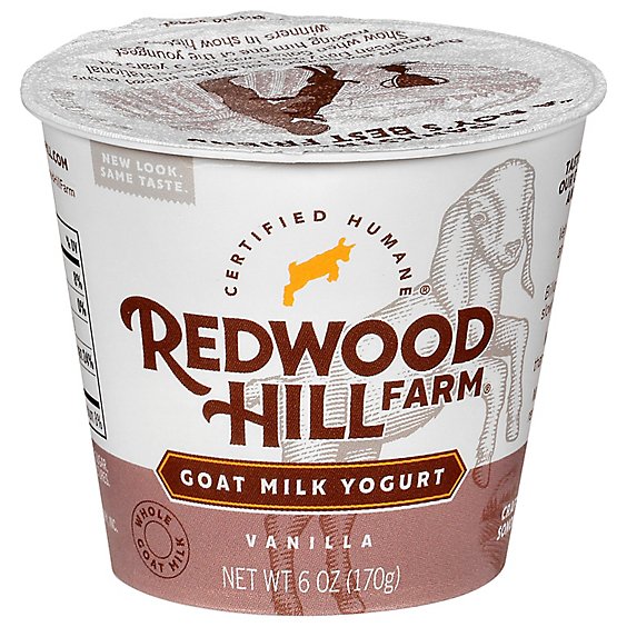 Redw Yogurt Goat Milk Vanilla - 6 Oz
