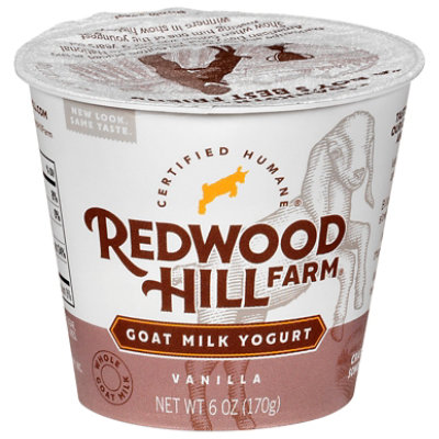 Redw Yogurt Goat Milk Vanilla - 6 Oz