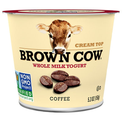 Brown Cow Cream Top Yogurt Whole Milk Coffee - 5.3 Oz - Image 3