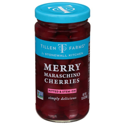 Tillen Farms Cherries Merry Maraschino Stem On - 13.5 Oz - Image 3