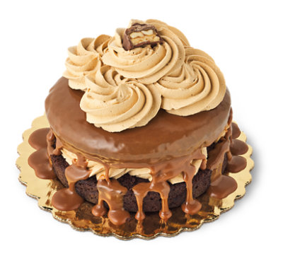 Bakery Cake Torte Snickers 5 Inch - Each - Image 1