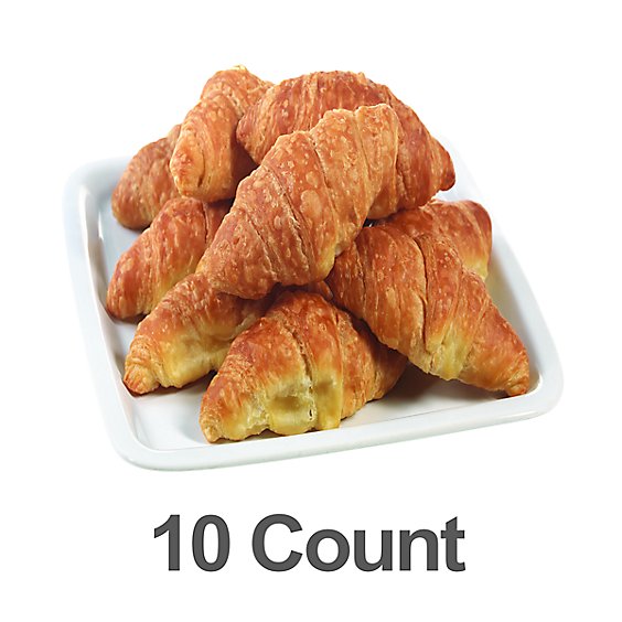 Fresh Baked Mini Butter Croissant - 10 Count